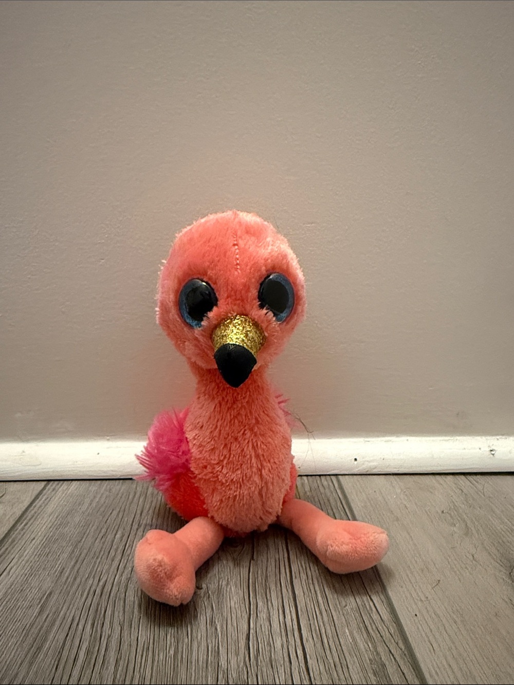 Plush Pink Flamingo Stuffed Animal Toy - Soft Pink Comfort Plush